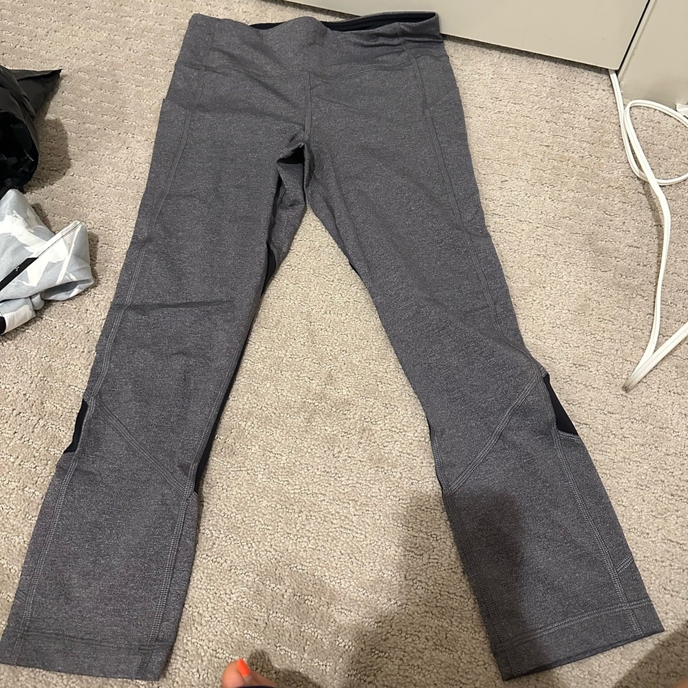 Lululemon size 6 leggings grey